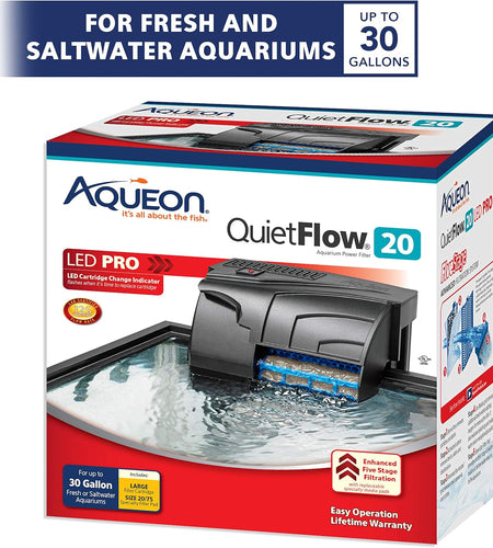 Quietflow LED PRO Aquarium Power Filter, Size 20