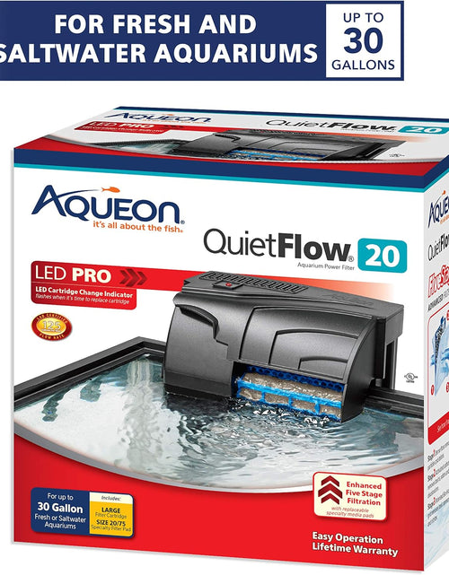 Load image into Gallery viewer, Quietflow LED PRO Aquarium Power Filter, Size 20
