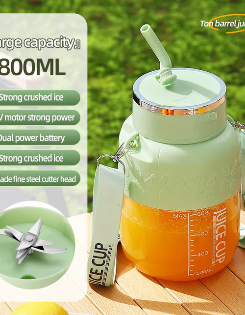 Load image into Gallery viewer, PowerJuice 800ml Electric Sports Cup – USB Rechargeable Juicer for Smoothies, Shakes, &amp; More
