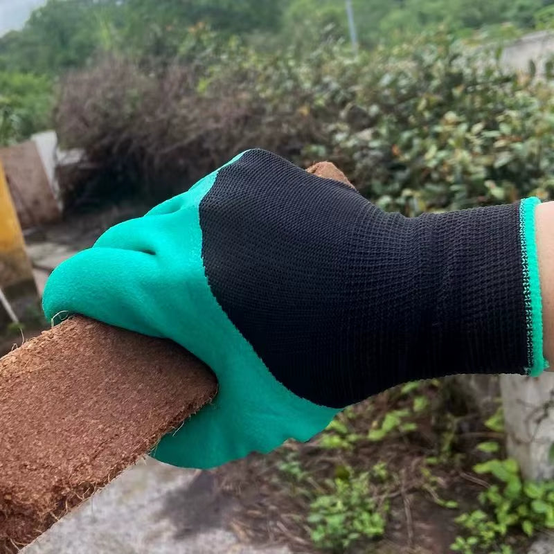 ClawMaster Garden Gloves – Digging & Planting Gloves with Non-Slip Grip and Built-In Claws