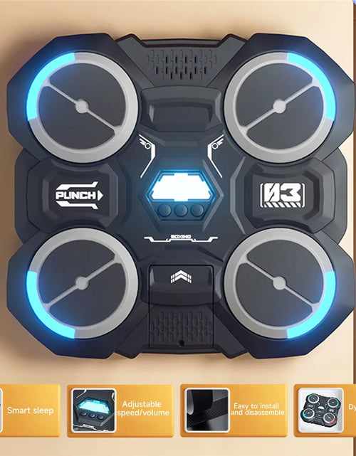 Load image into Gallery viewer, Music Boxing Machine Bluetooth-Compatible Music Boxing Machine Children'S Music Boxing Machine Smart Boxing Machine Wall Mounted
