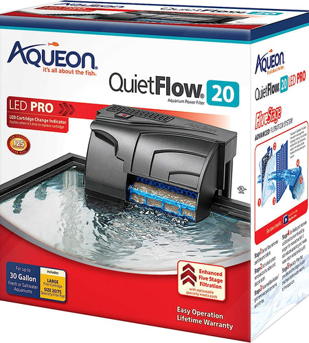 Quietflow LED PRO Aquarium Power Filter, Size 20