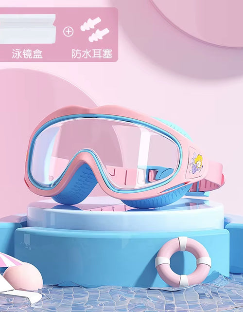 Load image into Gallery viewer, AquaChamp Kids Swim Set – Waterproof Anti-Fog Swimming Goggles &amp; Cap with Protective Case
