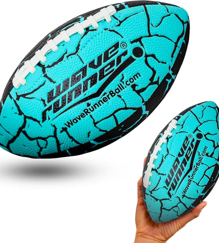Grip It Waterproof Junior Size Football, 9.25 Size, Durable & Double Laced, Perfect for Beach Accessories, Kids Games, Pool Toys, Outdoor Games, All-Weather Indoor & Outdoor Play